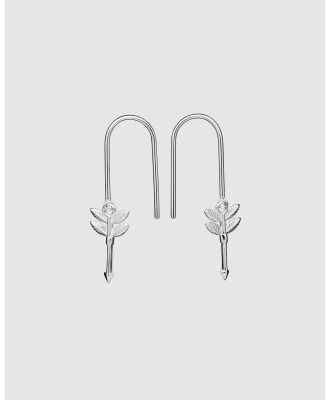 Karen Walker - Mini Feather Arrow Earrings - Jewellery (Sterling Silver) Mini Feather Arrow Earrings