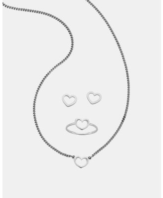 Karen Walker - Mini Heart Gift Set - Jewellery (Sterling Silver) Mini Heart Gift Set