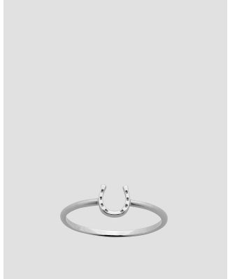 Karen Walker - Mini Horseshoe Ring - Jewellery (Sterling Silver) Mini Horseshoe Ring