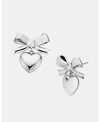 Karen Walker - Superlove Bow Earrings - Jewellery (Sterling Silver) Superlove Bow Earrings