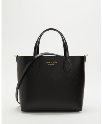 Kate Spade - Bleecker Saffiano Leather Medium Crossbody Tote - Bags (Black) Bleecker Saffiano Leather Medium Crossbody Tote