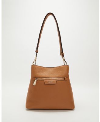 Kate Spade - Hudson Pebbled Leather Shoulder Bag - Handbags (Bungalow) Hudson Pebbled Leather Shoulder Bag