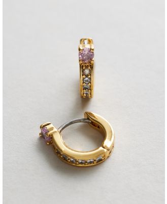 Kate Spade - Huggies - Jewellery (Pink Multi) Huggies
