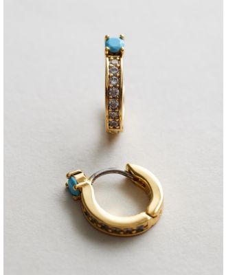 Kate Spade - Huggies - Jewellery (Turquoise) Huggies