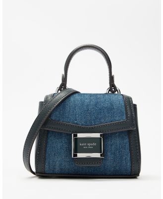 Kate Spade - Katy Denim Micro Crossbody - Bags (Winters Night Multi) Katy Denim Micro Crossbody