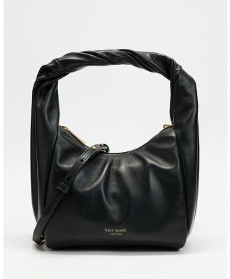 Kate Spade - Twirl Top Handle Bag - Handbags (Black) Twirl Top-Handle Bag