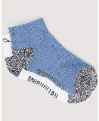 Kathmandu - Kids' Accion driMOTION Socks   2 Pack - Ankle Socks (White/Moonlight) Kids' Accion driMOTION Socks - 2 Pack