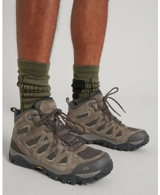 Kathmandu - Mornington Waterproof Mid Hiking Boots - Outdoor Shoes (Gunsmoke) Mornington Waterproof Mid Hiking Boots