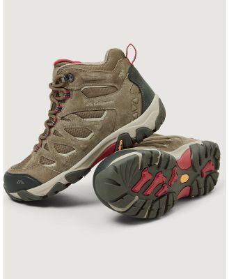 Kathmandu - Mornington Waterproof Mid Hiking Boots - Outdoor Shoes (Olive/Umber) Mornington Waterproof Mid Hiking Boots