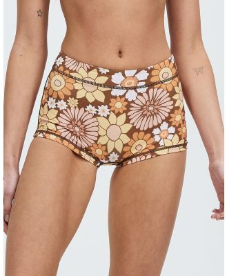 Kavala Collective - Misool Swim Shorts - Bikini Bottoms (Flower Power Vintage) Misool Swim Shorts
