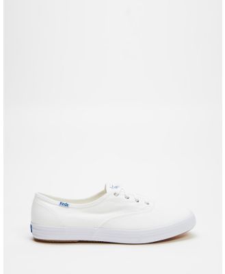Keds - Champion Organic Cotton Sneakers - Sneakers (White) Champion Organic Cotton Sneakers