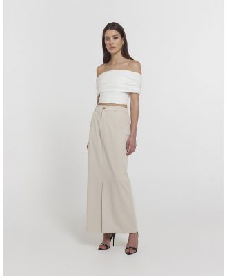 KIANNA - Norma Top Ivory - Tops (Ivory) Norma Top Ivory