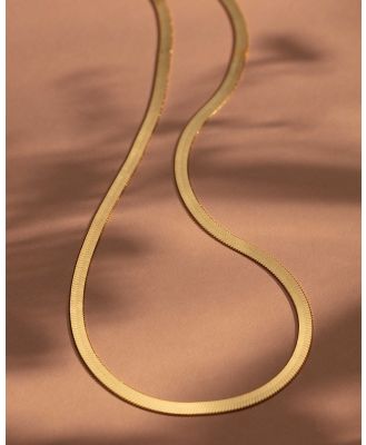 Kirstin Ash - Herringbone Chain - Jewellery (Gold) Herringbone Chain