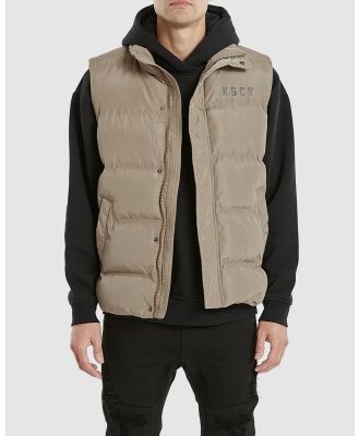Kiss Chacey - Rodeo Puffer Vest - Coats & Jackets (Driftwood) Rodeo Puffer Vest