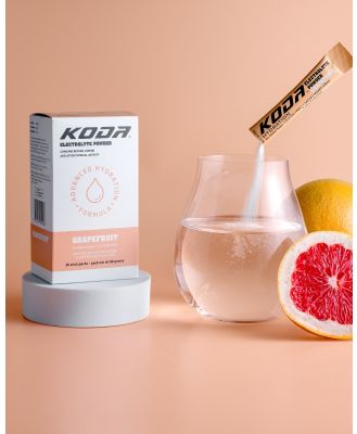 KODA - Koda Grapefruit Electrolyte Powder Sticks   80 Sticks - Sport Nutrition (Grapefruit) Koda Grapefruit Electrolyte Powder Sticks - 80 Sticks