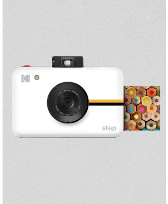 Kodak - Step Instant Digital Camera - Home (White ) Step Instant Digital Camera