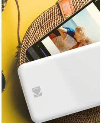 Kodak - Step Instant Digital Mobile Printer - Home (White) Step Instant Digital Mobile Printer