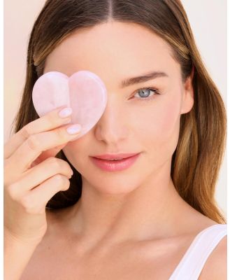 KORA Organics - Rose Quartz Heart Facial Sculptor - Tools (Rose Quartz) Rose Quartz Heart Facial Sculptor