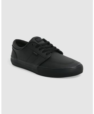 Kustom - Remark Wide Black Leather - Sneakers (BLACK LEATHER) Remark Wide Black Leather