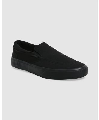 Kustom - Wide Slip On Sneaker - Sneakers (BLACK/BLACK) Wide Slip On Sneaker