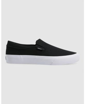 Kustom - Wide Slip On Sneaker - Sneakers (BLACK WHITE) Wide Slip On Sneaker