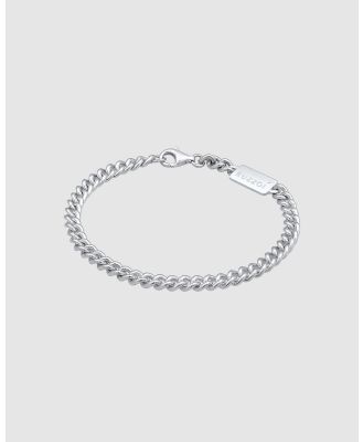 Kuzzoi - ICONIC EXCLUSIVE   Bracelet Men Armour Solid Basic in 925 Sterling Silver - Jewellery (Silver) ICONIC EXCLUSIVE - Bracelet Men Armour Solid Basic in 925 Sterling Silver