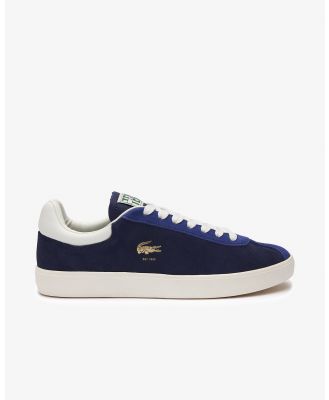 Lacoste - Baseshot Premium Suede Sneakers - Sneakers (BLUE) Baseshot Premium Suede Sneakers
