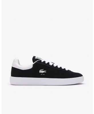 Lacoste - Baseshot Suede Sneakers - Sneakers (BLACK) Baseshot Suede Sneakers