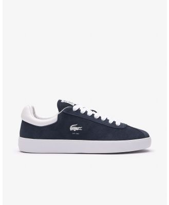 Lacoste - Baseshot Suede Sneakers - Sneakers (BLUE) Baseshot Suede Sneakers