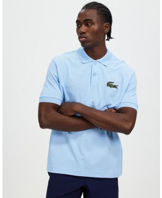 Lacoste - Essentials Loose Fit Polo - Shirts & Polos (Blue) Essentials Loose Fit Polo