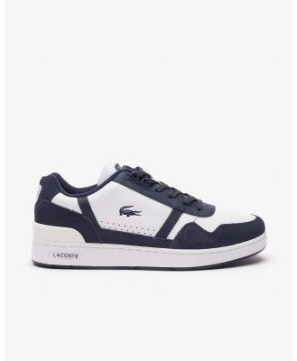 Lacoste - Graphic Print T Clip Sneakers - Sneakers (BLUE) Graphic Print T-Clip Sneakers