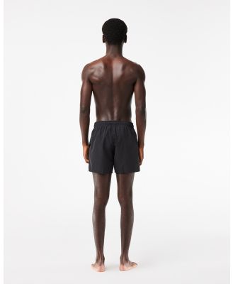 Lacoste - Light Quick Dry Swim Shorts - Swimwear (BLACK) Light Quick-Dry Swim Shorts