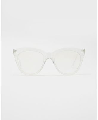 Le Specs - Halfmoon Magic - Sunglasses (Crystal Clear) Halfmoon Magic