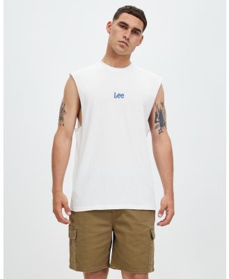 Lee - Alto Muscle Tee - T-Shirts & Singlets (Vintage White) Alto Muscle Tee