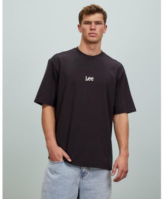 Lee - Altos Baggy Tee - T-Shirts & Singlets (Worn Black) Altos Baggy Tee