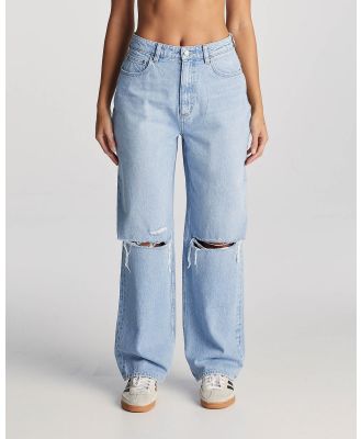 Lee - High Baggy Relaxed Jean - High-Waisted (BLUE) High Baggy Relaxed Jean