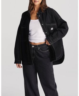 Lee - Lee Limited Shacket - Coats & Jackets (BLACK) Lee Limited Shacket