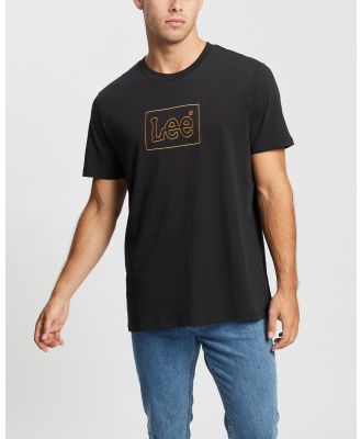 Lee - Lines Tee - T-Shirts & Singlets (Washed Black) Lines Tee