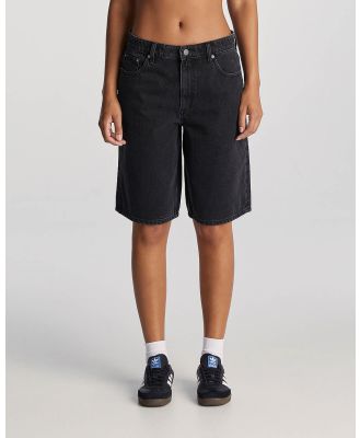 Lee - Low Slouch Jort - Shorts (BLACK) Low Slouch Jort