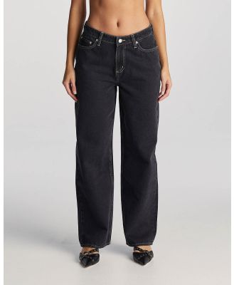 Lee - Mid Baggy Jean - Relaxed Jeans (BLACK) Mid Baggy Jean