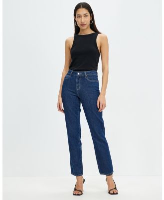 Lee - Signature Mid Slim Straight Jeans x DOMINIQUE ELISSA - Slim (Essential Rinse) Signature Mid Slim Straight Jeans x DOMINIQUE ELISSA