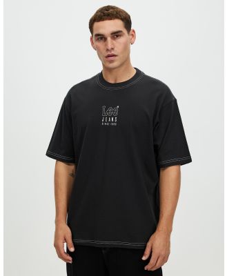 Lee - Twitch Baggy Tee - T-Shirts & Singlets (Black Contrast) Twitch Baggy Tee
