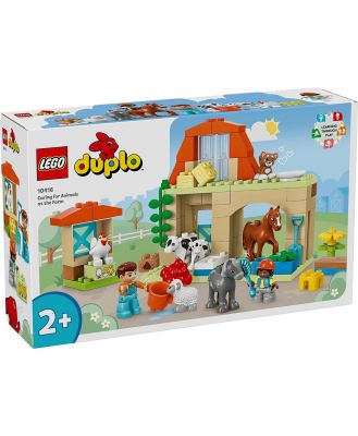 LEGO DUPLO - 10416 Caring for Animals at the Farm - Lego (Multi) 10416 Caring for Animals at the Farm