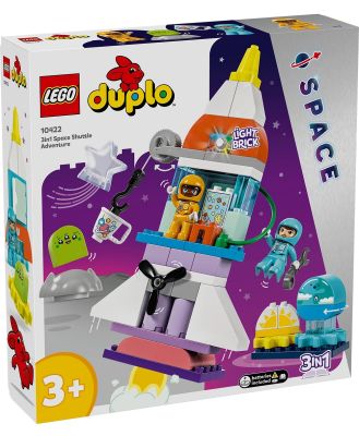 LEGO DUPLO - 10422 3in1 Space Shuttle Adventure - Lego (Multi) 10422 3in1 Space Shuttle Adventure