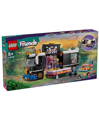 LEGO Friends - 42619 Pop Star Music Tour Bus - Lego (Multi) 42619 Pop Star Music Tour Bus