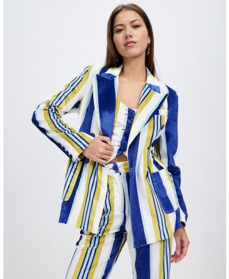 LENNI the label - Agnes Jacket - Coats & Jackets (Blue Stripe) Agnes Jacket