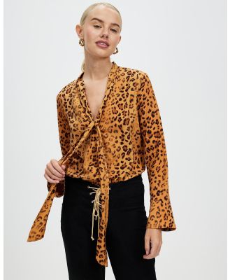 LENNI the label - Mars Blouse - Tops (Cheetah) Mars Blouse