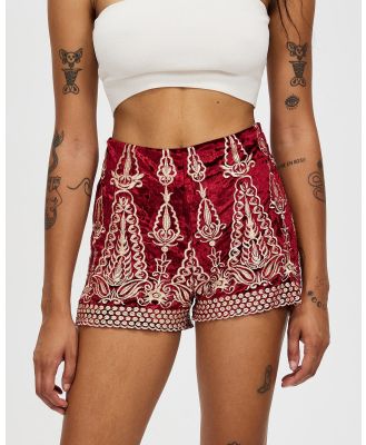 LENNI the label - Muse Shorts - Shorts (Wine) Muse Shorts