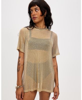 LENNI the label - Solis Tee Dress - Dresses (Gold Chain) Solis Tee Dress