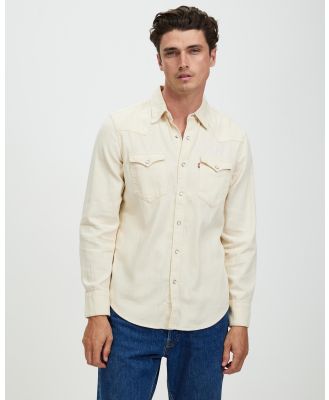 Levi's - Barstow Western Standard Fit Western Shirt - Shirts & Polos (Eddlyn Ecru) Barstow Western Standard Fit Western Shirt